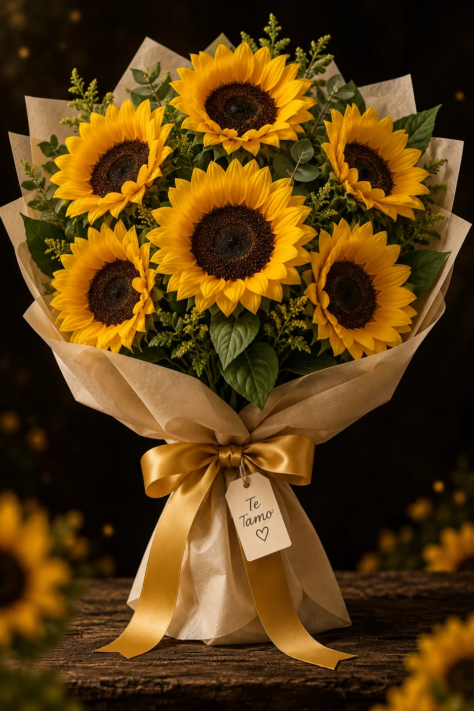 Girasoles para Faty, con amor